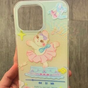 Wrangler Ballet Bear Phone Case - Pink and Blue